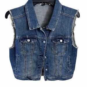 NWOT - Jean jacket vest